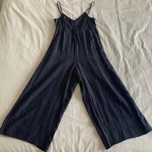 O'NEILL Cute Boho Dark Blue Print Romper Jumper Onesie- Size M
